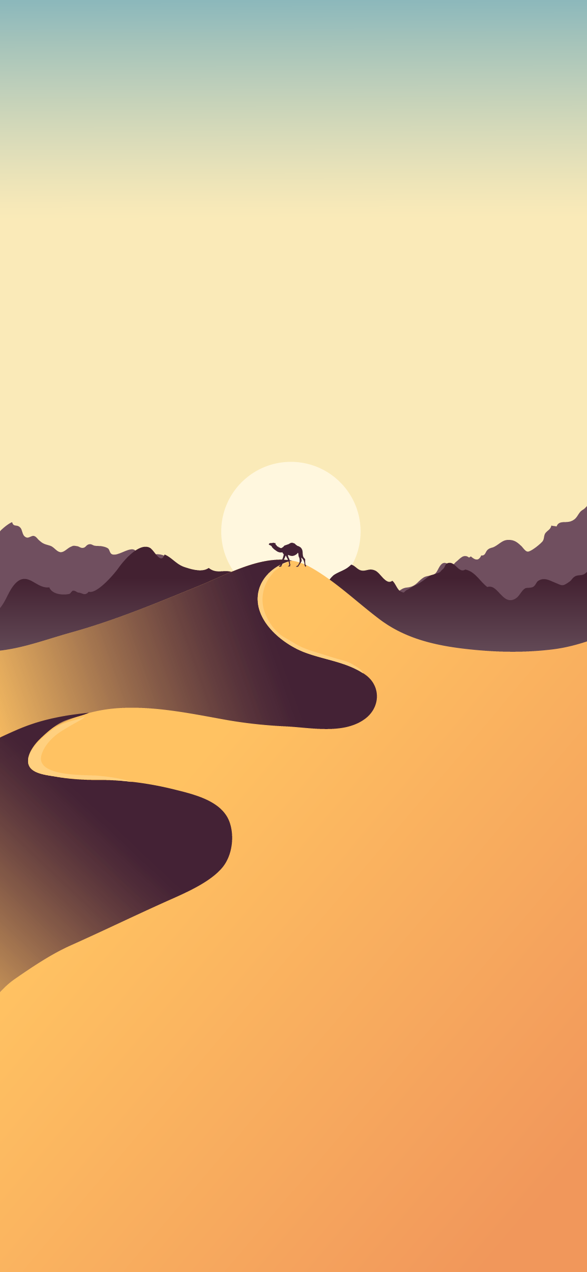 MINIMAL PHONE WALLPAPER - DESERT - Heroscreen Wallpapers