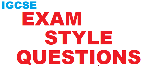 IGCSE Chemistry - Paper 4 practice - Chemistry For Us