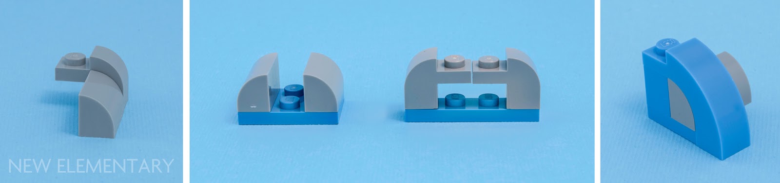 LEGO LOT OF 24 NEW BLACK 1 X 6 STUD ARCH PIECES CASTLE ARC PARTS