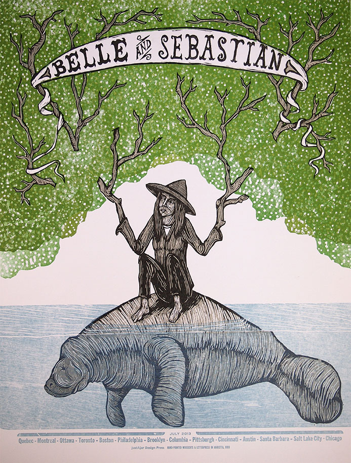 belle and sebastian tour posters