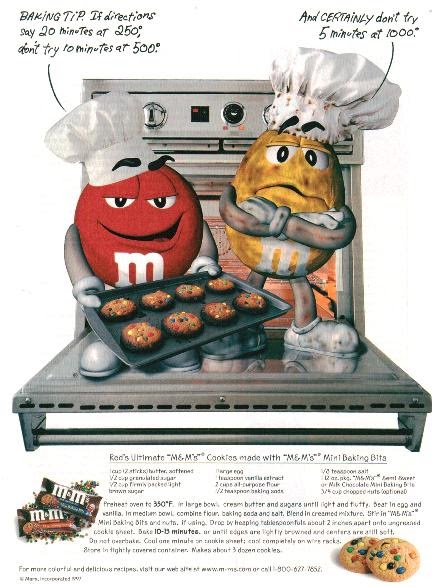 M&M's Vintage Advertisements
