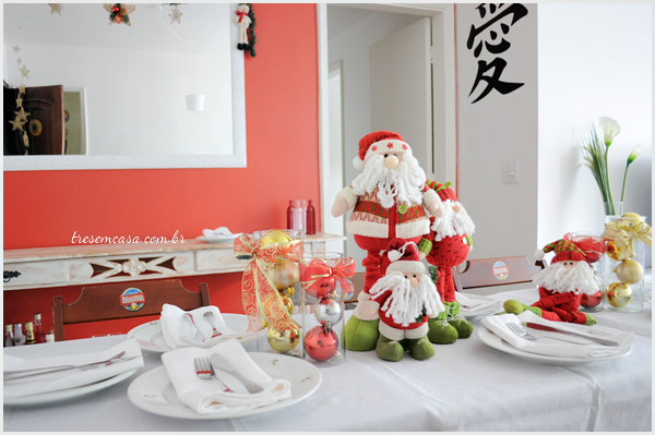 almoço natal decoração