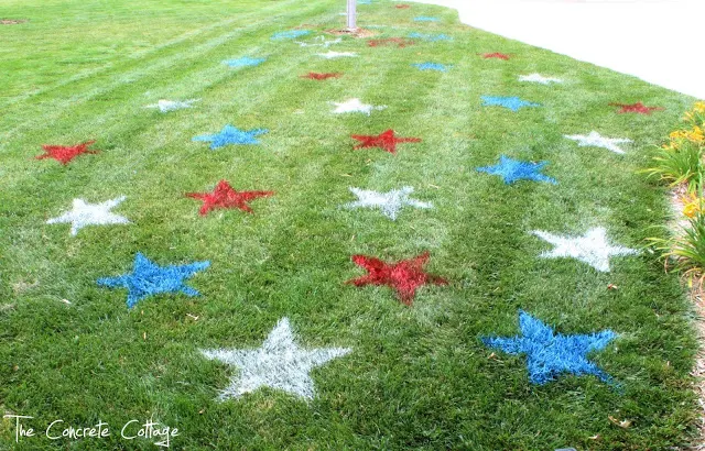 Lawn stars for the 4th