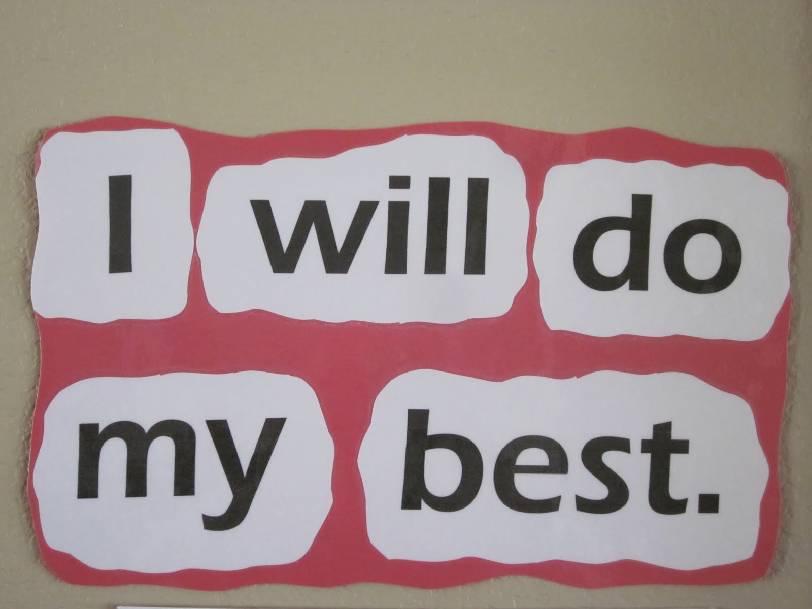 Kindergarten Homeschool Ideas: I Will Do My Best