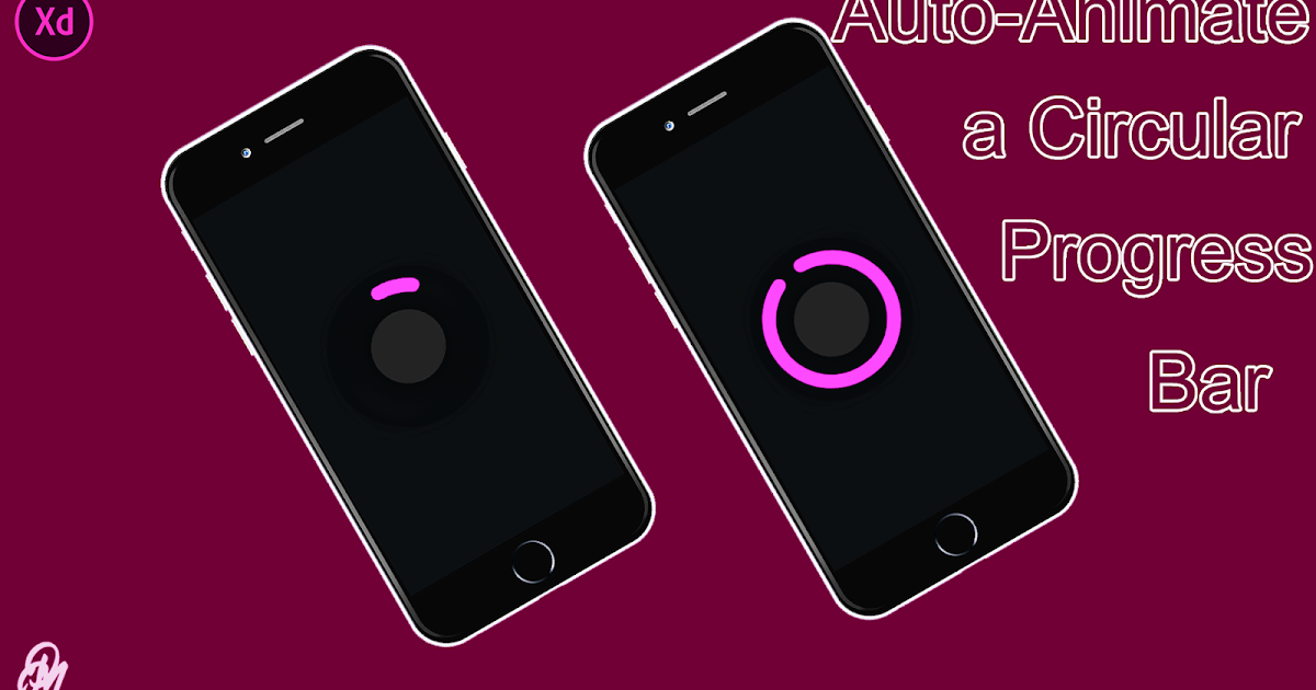Autoanimate a circular progress bar Adobe XD tutorial
