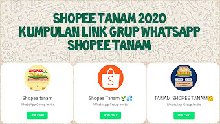 Grup wa shopee tanam Link grup whatsapp shopee tanam 2020