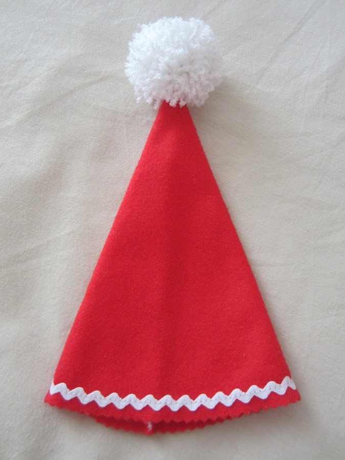 mis nancys, mis peques y yo, disfraz duende de navidad fieltro sombrero