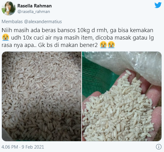 Penampakan Kualitas Beras dan Sarden Bansos, Bikin Nggak Selera