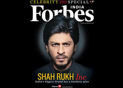 Shah Rukh Khan on the Cover page of Forbes 