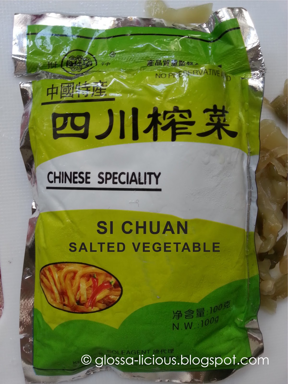 Glossalicious Pickled Mustard Root/ Char Choy/ Zha Cai