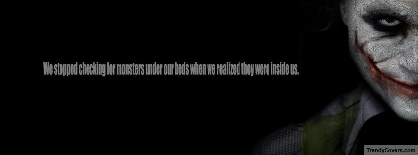 Joker Famous Quote Facebook Cover | Facebook Covers, FB Covers