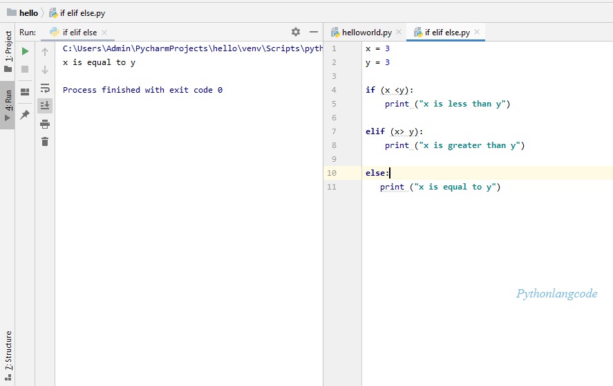 If Elif Else Statement | Python - if elif else Statement |control ...
