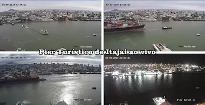 Câmera ao vivo do Pier Turístico de Itajai