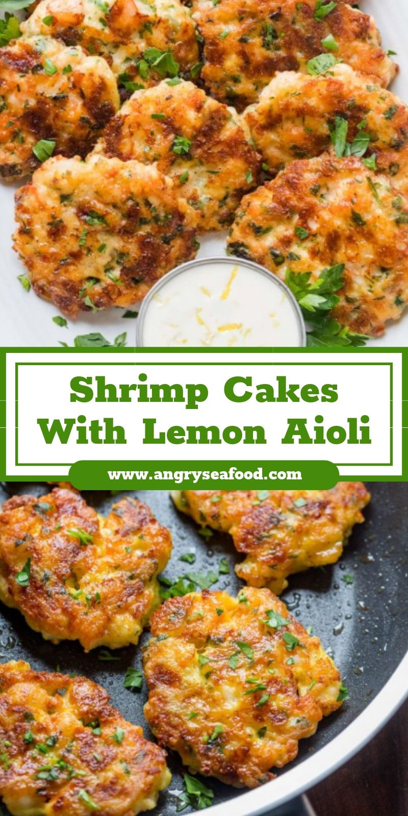 Shrimp Cakes With Lemon Aioli Shrimp Cakes With Lemon Aioli
