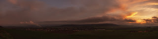 Landschaftsfotografie Sonnenuntergang Weserbergland