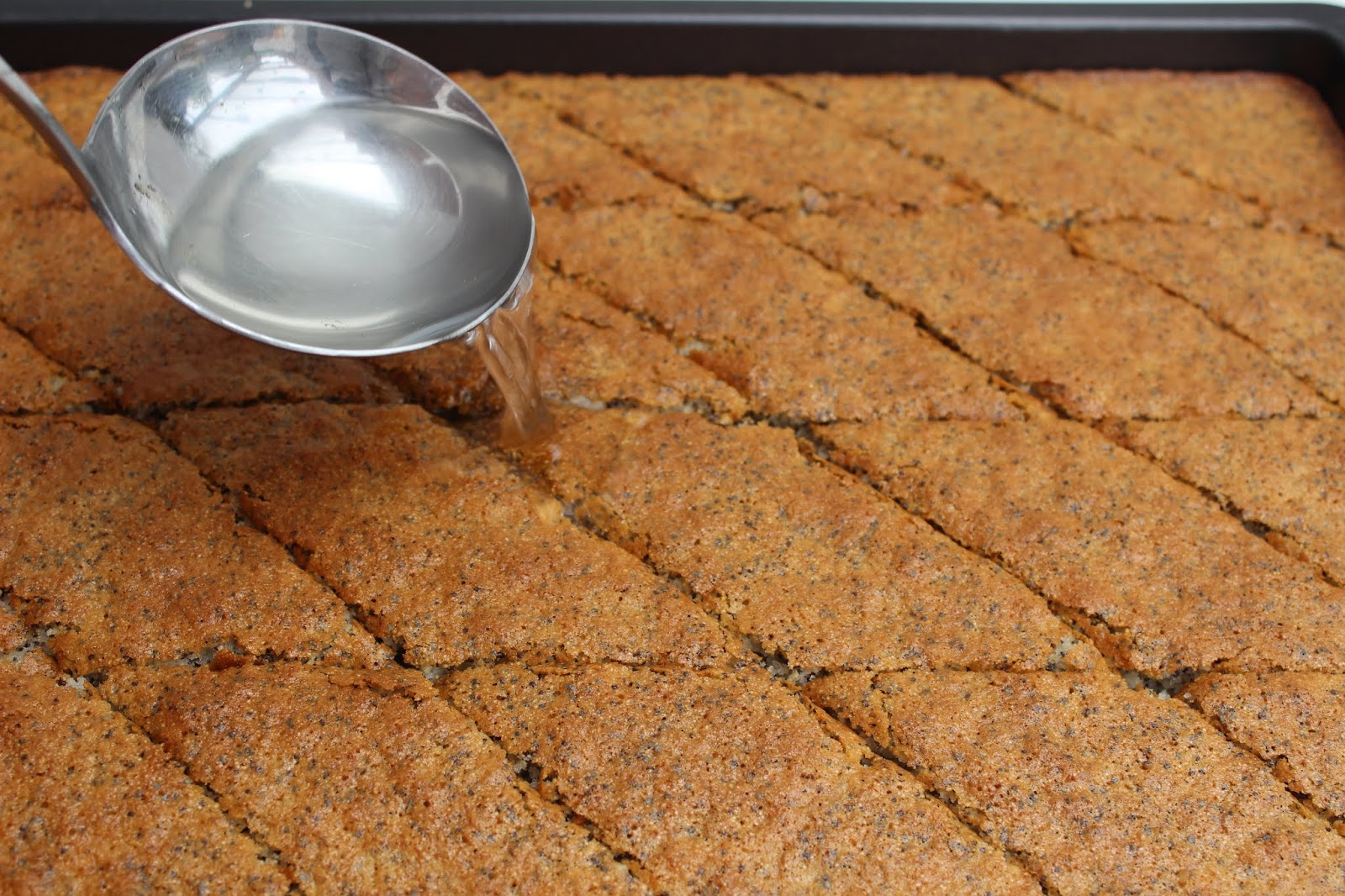 gruensteinKitchen: Revani - türkischer Grießkuchen mit Zuckersirup