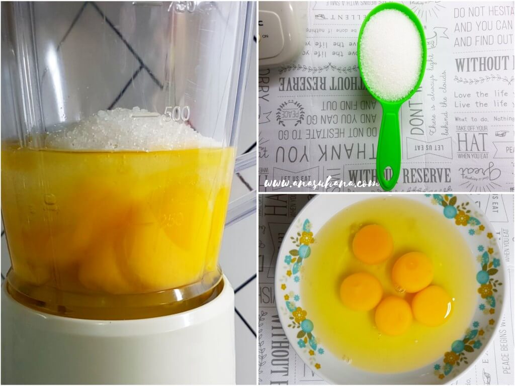 Resepi Kek Kukus 5 Bahan Guna Blender Ana Suhana