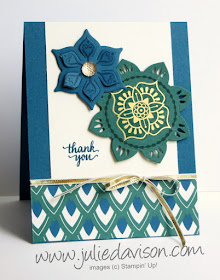 Stampin' Up! Eastern Palace ~ Eastern Beauty ~ 2017-2018 Annual Catalog ~ In Colors ~ Medallion Die cuts ~ www.juliedavison.com