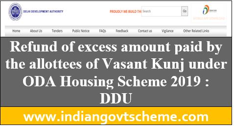 ODA Housing Scheme 2019