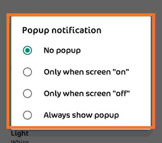 Popup notification means in WhatsApp,No pop up meaning in Hindi