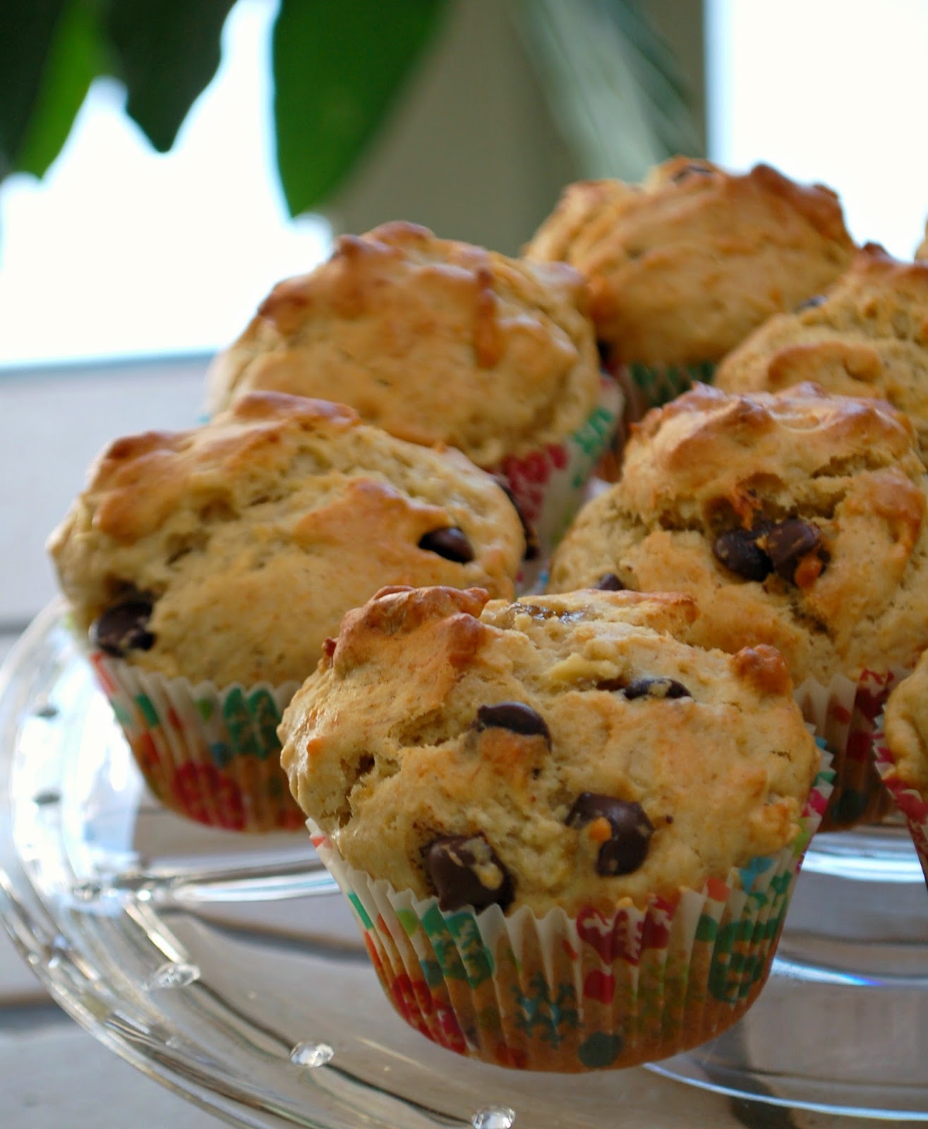 The Spice Garden Banana Walnut and Chocolate Chip Muffins