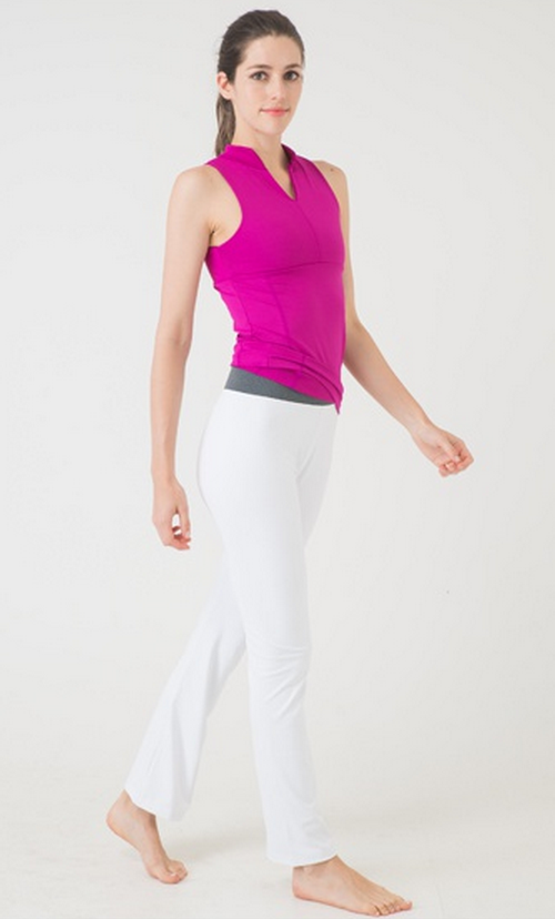 [Kmall24] Yoga Clothing Set (Purple and White Melange Gray) KSTYLICK