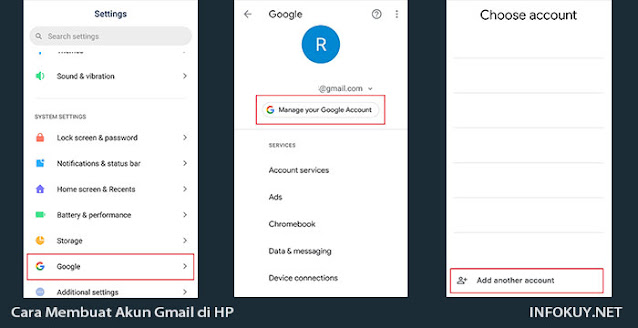 Cara Membuat akun Gmail di HP #1