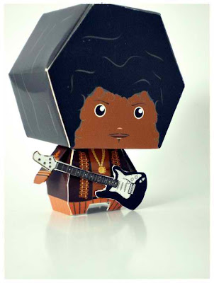 Jimi Hendrix Papercraft | Papercraft Paradise | PaperCrafts | Paper ...
