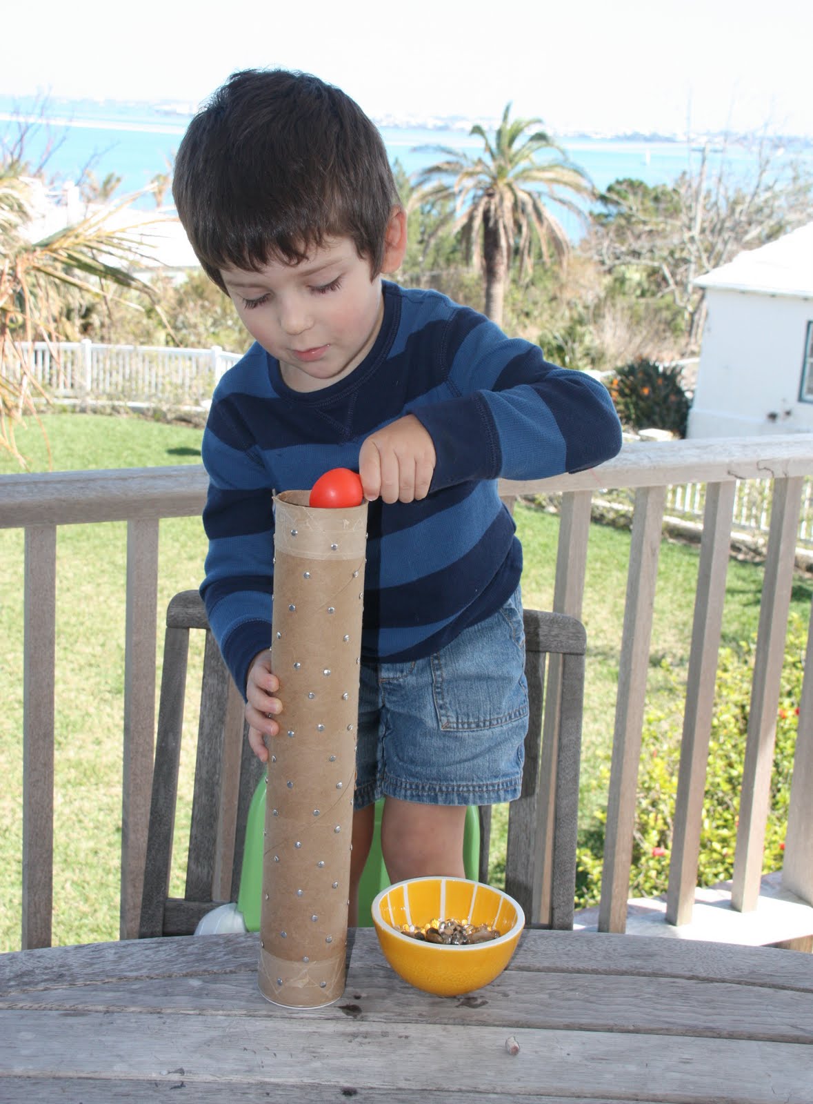 Counting Coconuts Homemade Rainstick