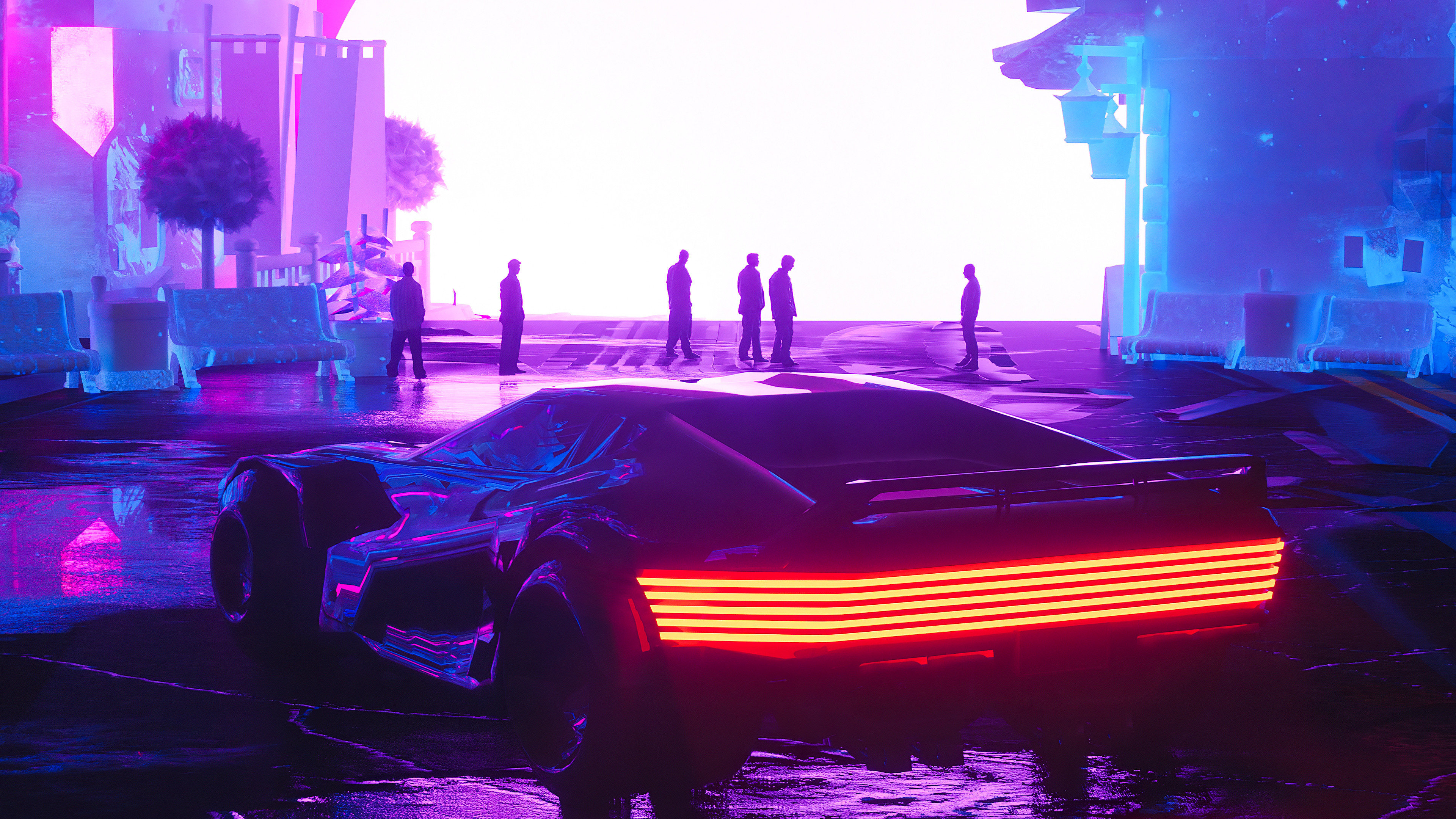 Cyberpunk 2077 #synthwave #car digital art #vehicle futuristic city #1080P # wallpaper #hdwallpaper #desktop