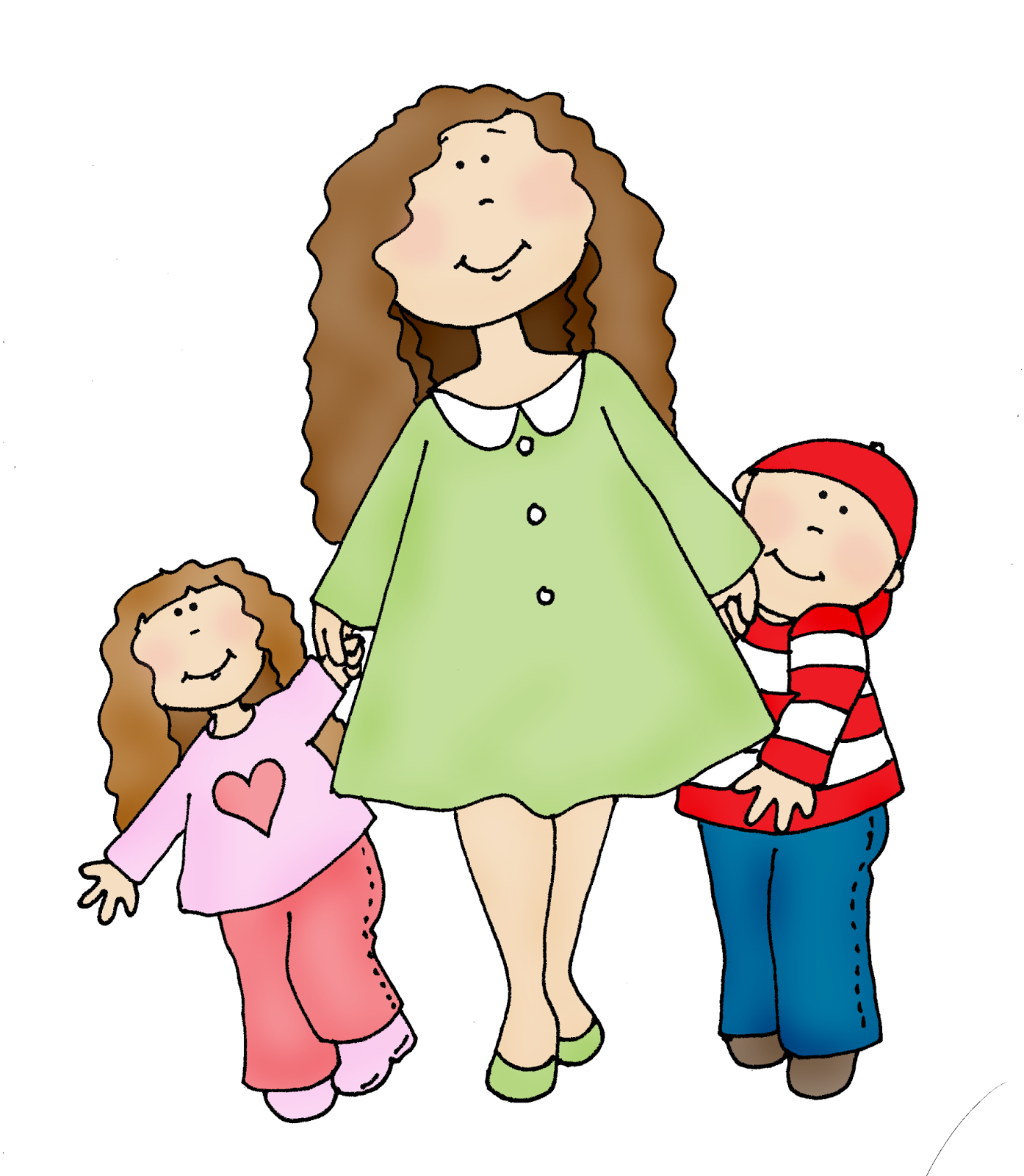 free clipart of mother and child - photo #24