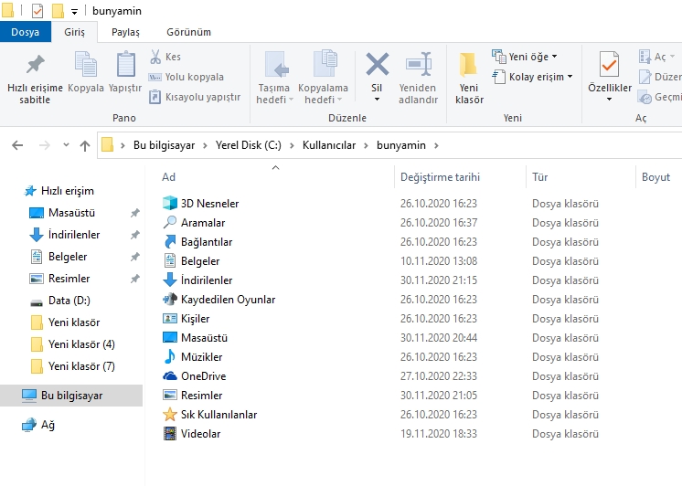 Windows 10'da kullanıcı klasörü konumları nasıl değiştirilir (Belgeler, İndirmeler, vb.) 1 Image%2B11