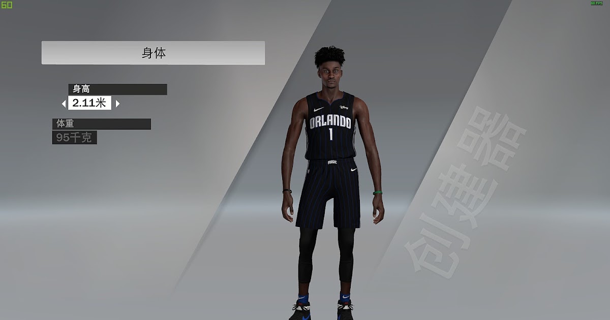 Jonathan Isaac Body Model By JT [FOR 2K20] NBA 2K