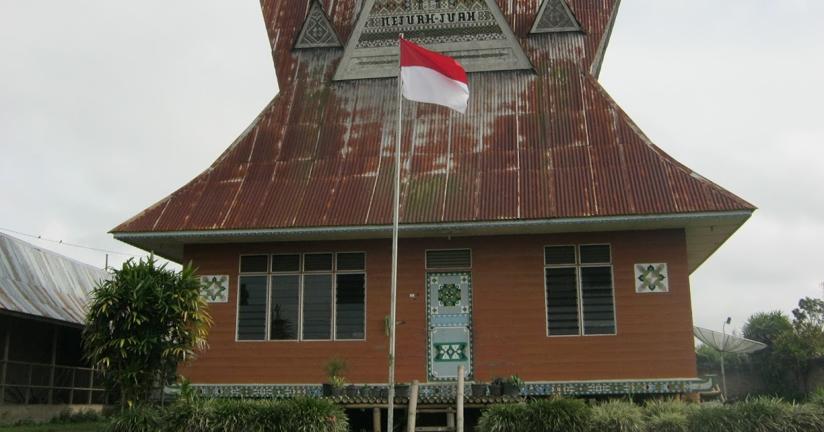 54+ Sketsa Rumah Adat Karo, Motif Populer!