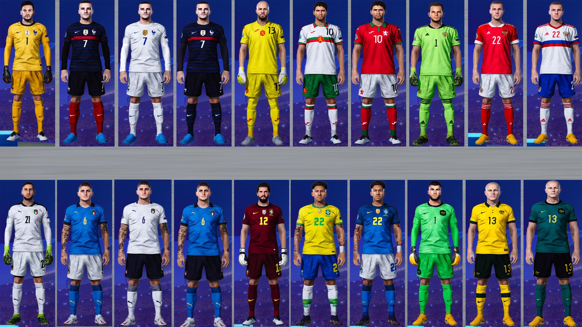 PES 2021 Kit Template