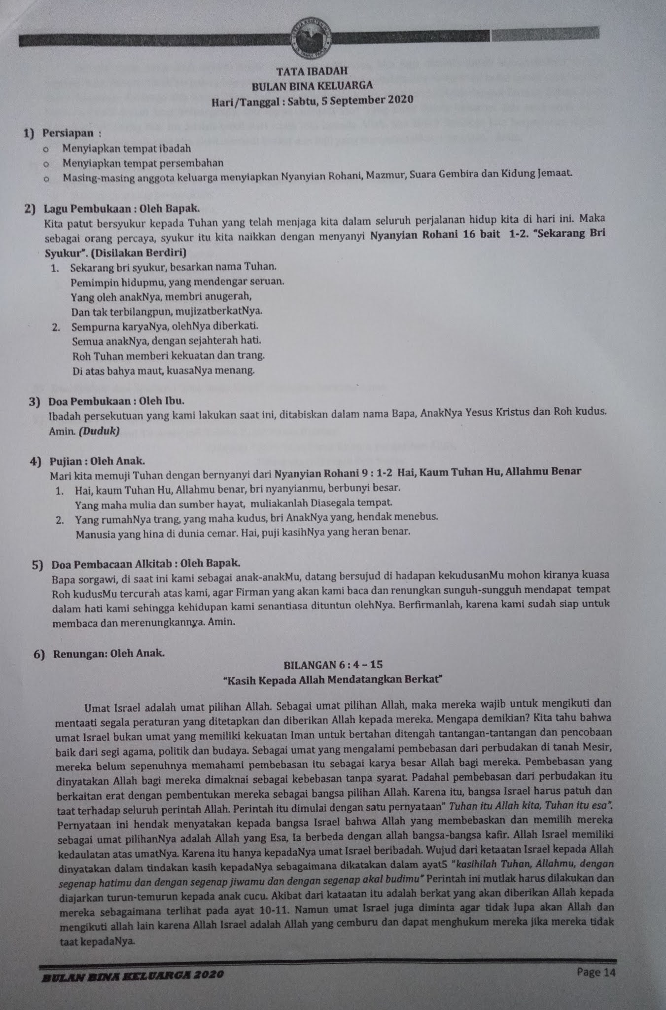 Liturgi Ibadah Natal Anak Sekolah Minggu Gki Di Papua