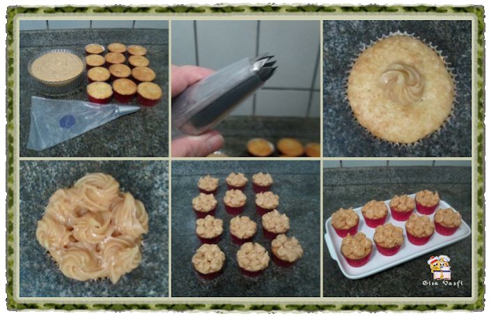 Cupcake de guaraná e doce de leite 7 Cupcake de guaraná e doce de leite 7