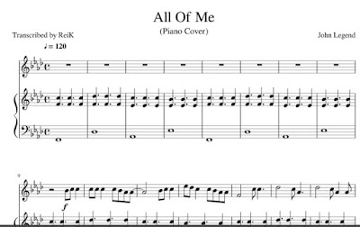 Piano Sheet Music All Of Me John Legend Piano Sheet Music Free Download Pdf