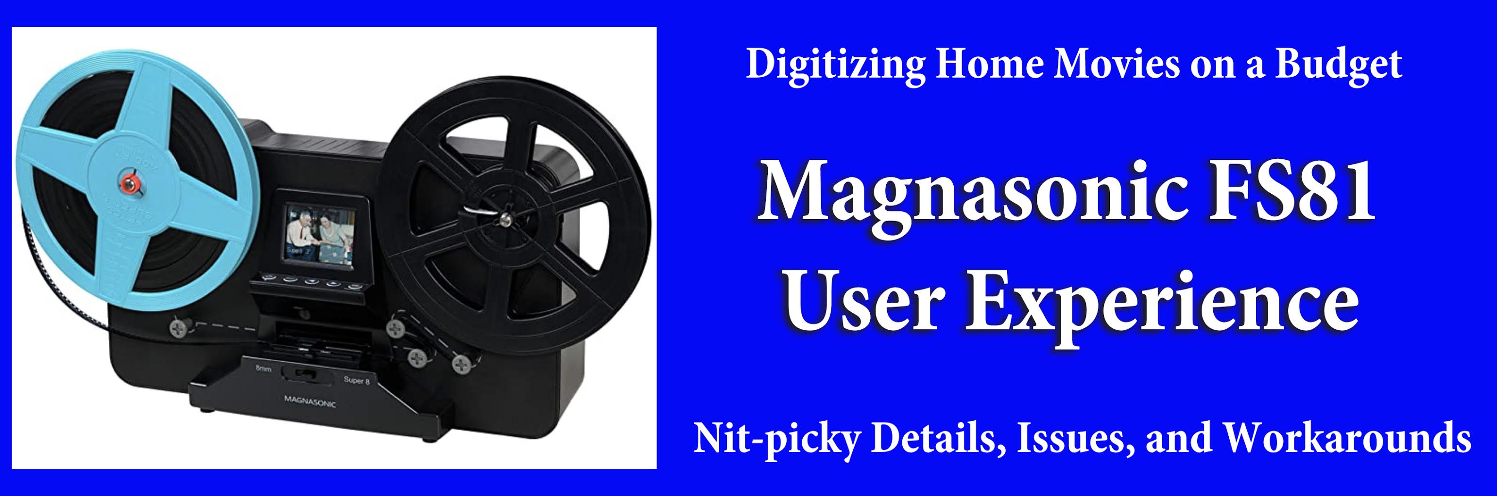 Wolverine 8mm and Super 8 Film Reel Converter Scanner to Convert Film