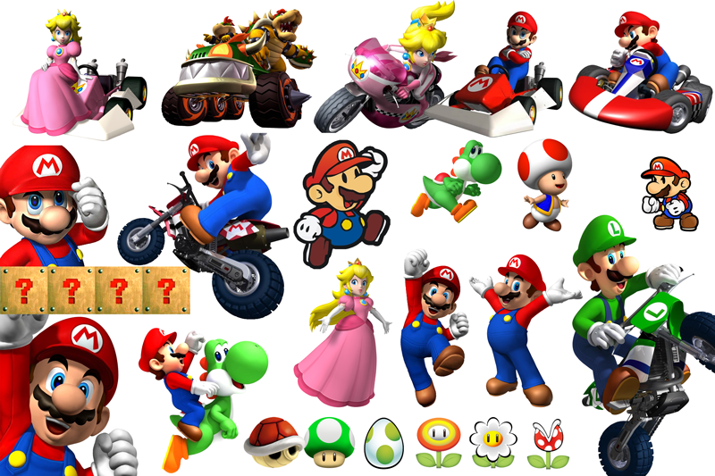 Super Mario PSD pack, FREE | vectors, free vectors, pictures, photos