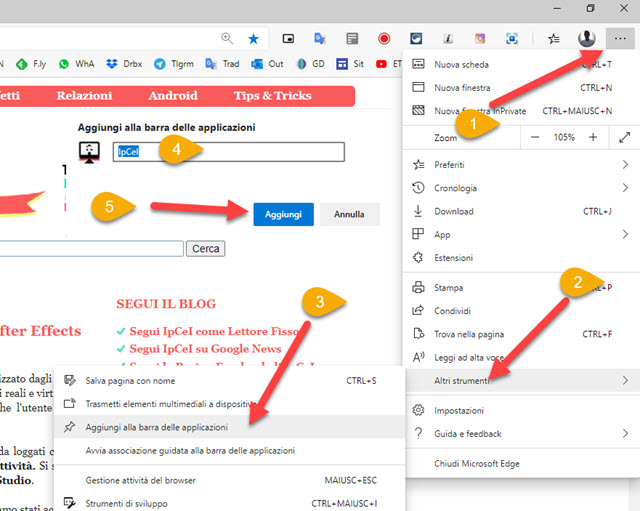 come creare scorciatoia nella taskbar con edge come creare scorciatoia nella taskbar con edge