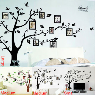 gambar stiker dinding kamar tidur anak hitam putih