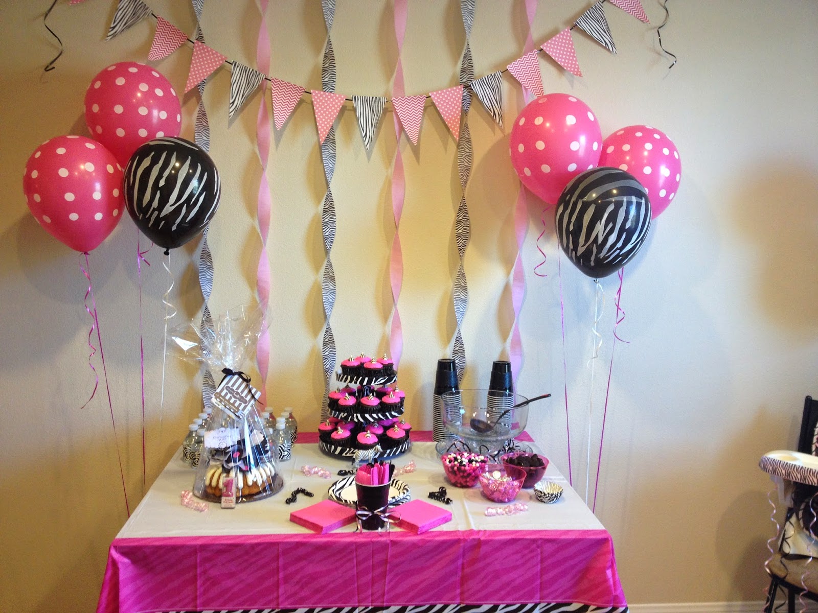 HECK FRIDAYS: HOT PINK &amp; ZEBRA BIRTHDAY PARTY