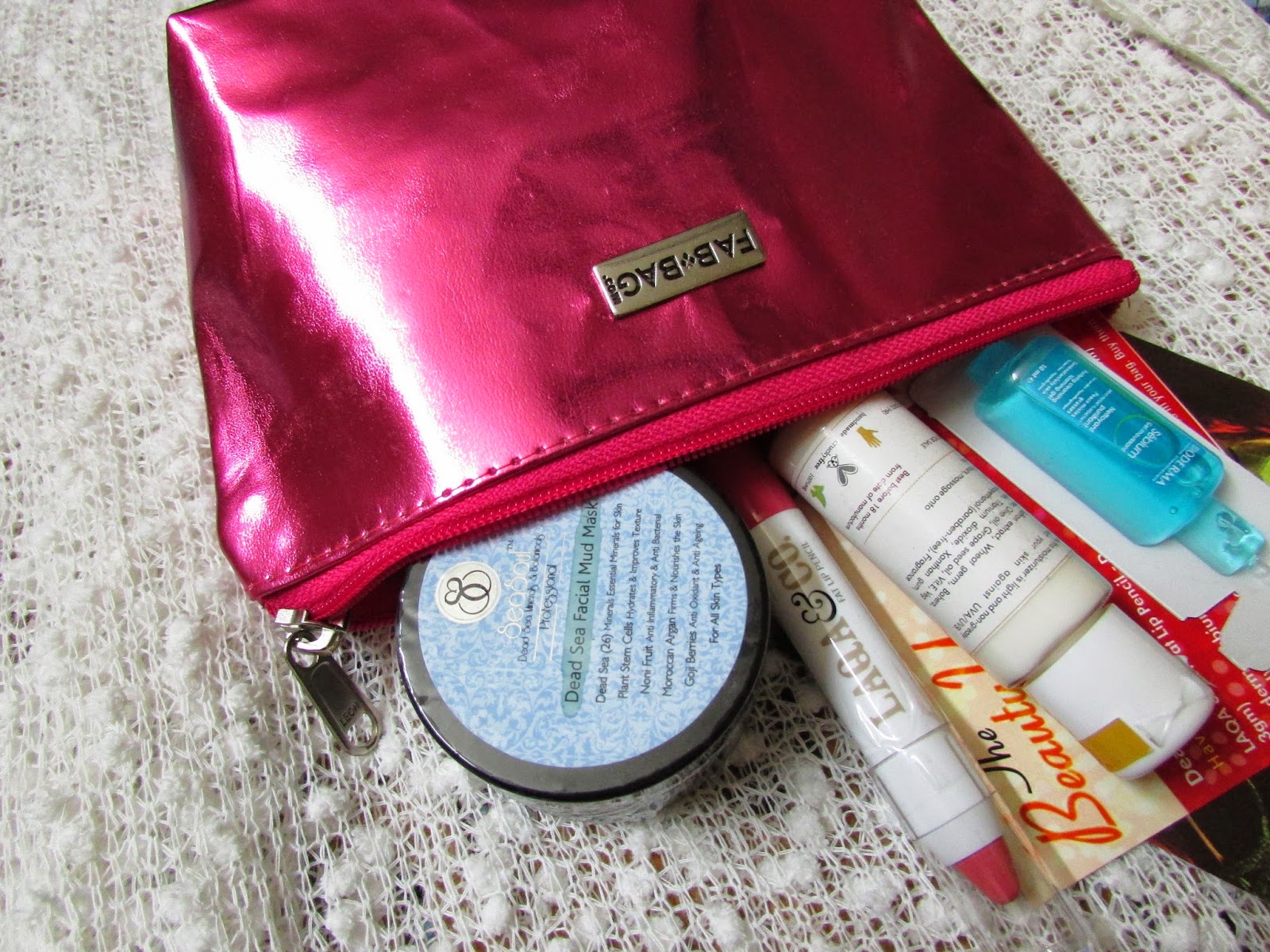 January Fab Bag price, January Fab Bag Review, Fab Bag, Fab Bag india, Fab Bag subscription, Seasoul Dead Skin Facial Mud Mask, Bioderma Sebium Gel Moussant Face Wash, Splurge Daily Moisturizer with Sun Protection, LAQA & Co. Fat Lip Pencil,IndieEco, Kronokare, makeup monthly subscription service, ,beauty , fashion,beauty and fashion,beauty blog, fashion blog , indian beauty blog,indian fashion blog, beauty and fashion blog, indian beauty and fashion blog, indian bloggers, indian beauty bloggers, indian fashion bloggers,indian bloggers online, top 10 indian bloggers, top indian bloggers,top 10 fashion bloggers, indian bloggers on blogspot,home remedies, how to