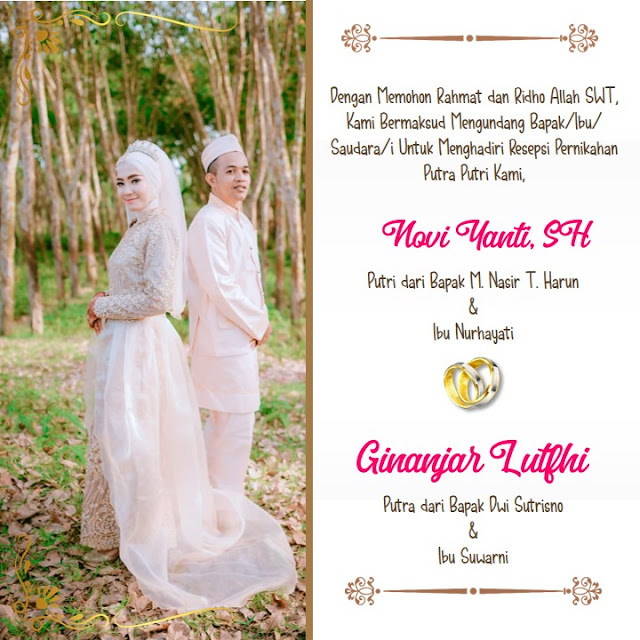 Download Template Undangan Pernikahan Digital Kosong Template PPT