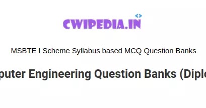 MSBTE MCQ question bank with answers pdf | Computer Engineering Group