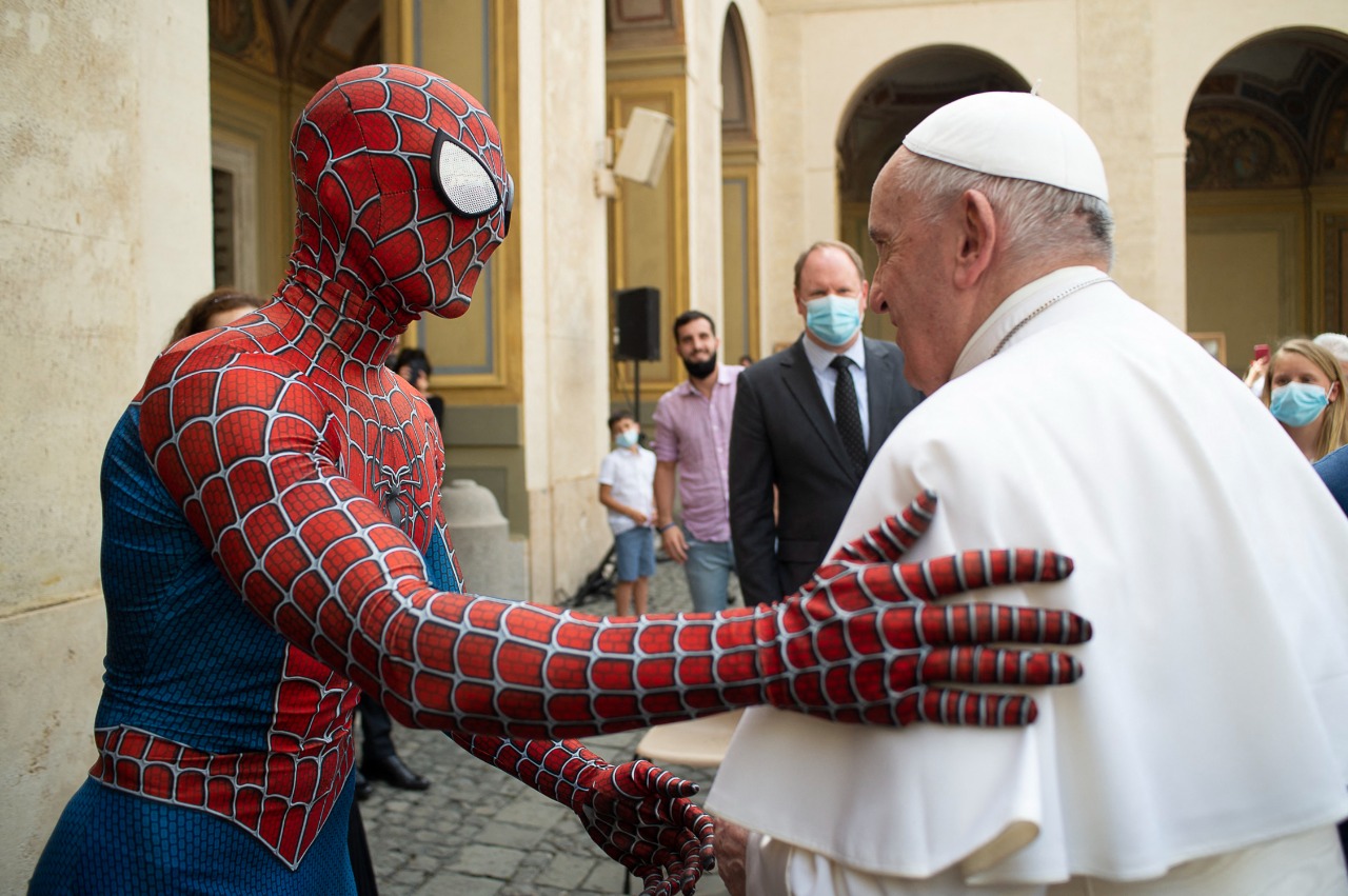 O Papa e o 'Homem Aranha'