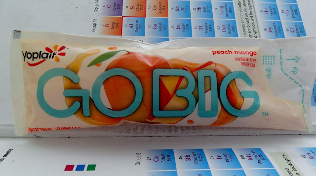 #YoplaitGoBig peach mango yogurt is a perfect homework snack