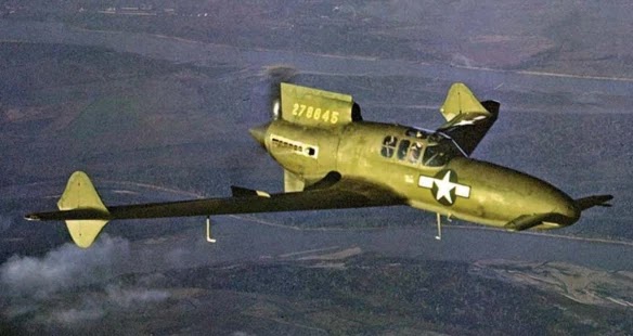 FDRA - Fuerza Aérea: Prototipo: Curtiss XP-55 Ascender