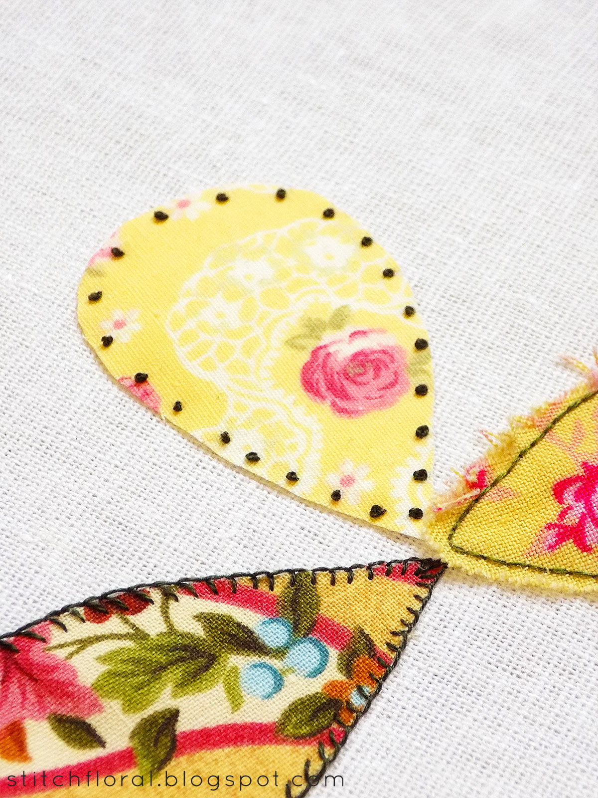 Fabric appliqué 4 methods you should know Stitch Floral